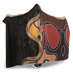 hoodie-blankets-aboriginal-snake-with-dot-painting