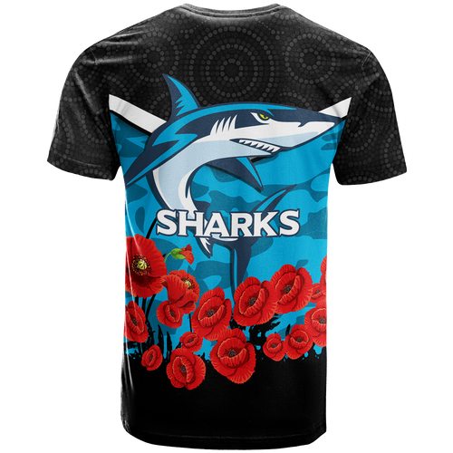 cronulla-sutherland-sharks-anzac-day-indigenous-art-t-shirt