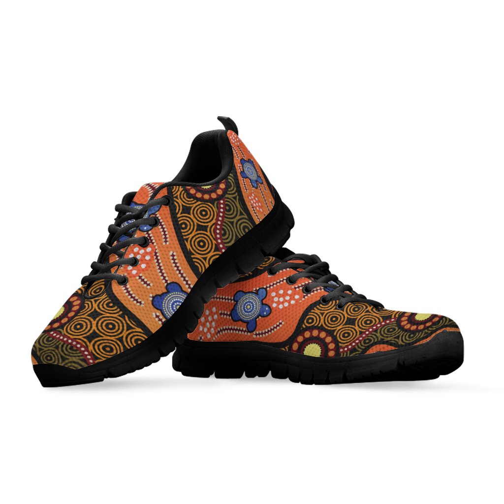 sneaker-aboriginal-dot-unique-style-turtle