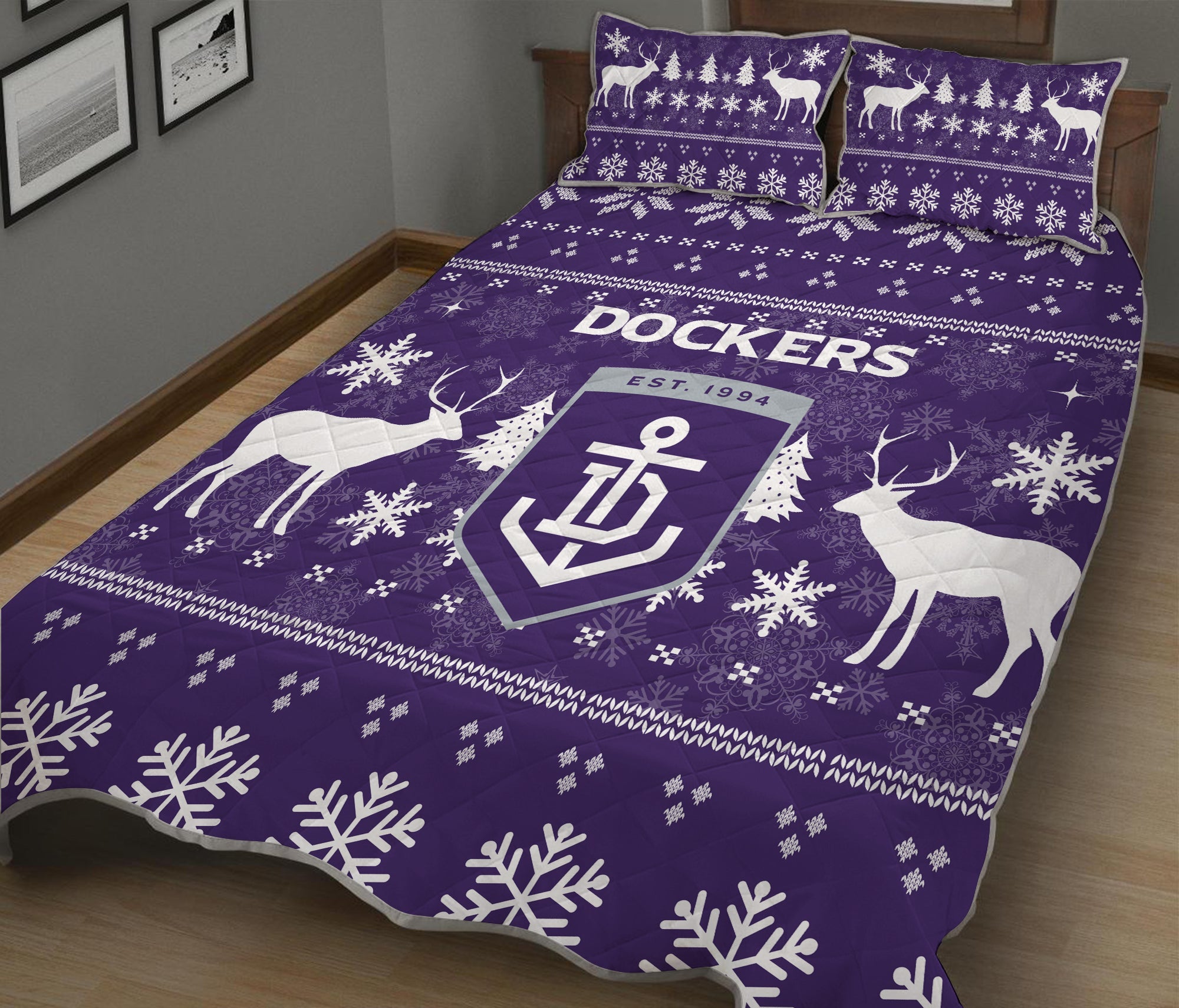fremantle-football-club-quilt-bed-set-christmas-ugly-style