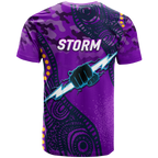 Storm Rugby ANZAC Day Camouflage Indigenous Art T-Shirt - LT12