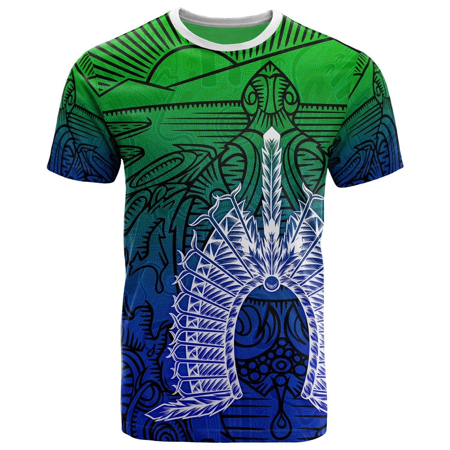 torres-strait-islanders-t-shirt-turtle-and-dhari-mask