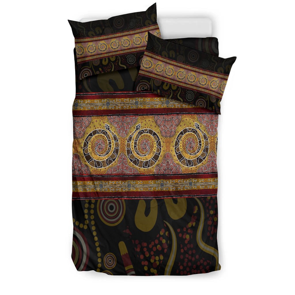 bedding-set-snake-dot-panting-art