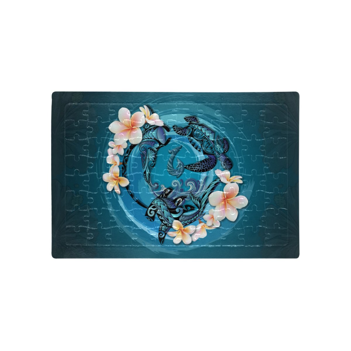 new-zealand-jigsaw-puzzle-blue-plumeria-animal-turtle-tattoo