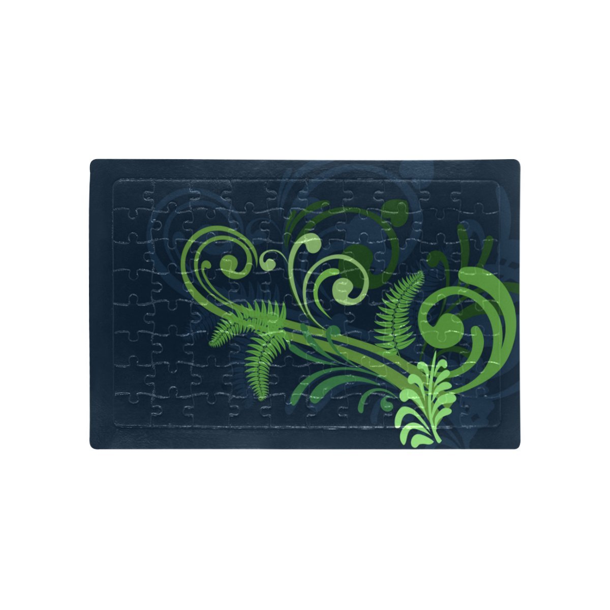 new-zealand-silver-fern-jigsaw-puzzle-green