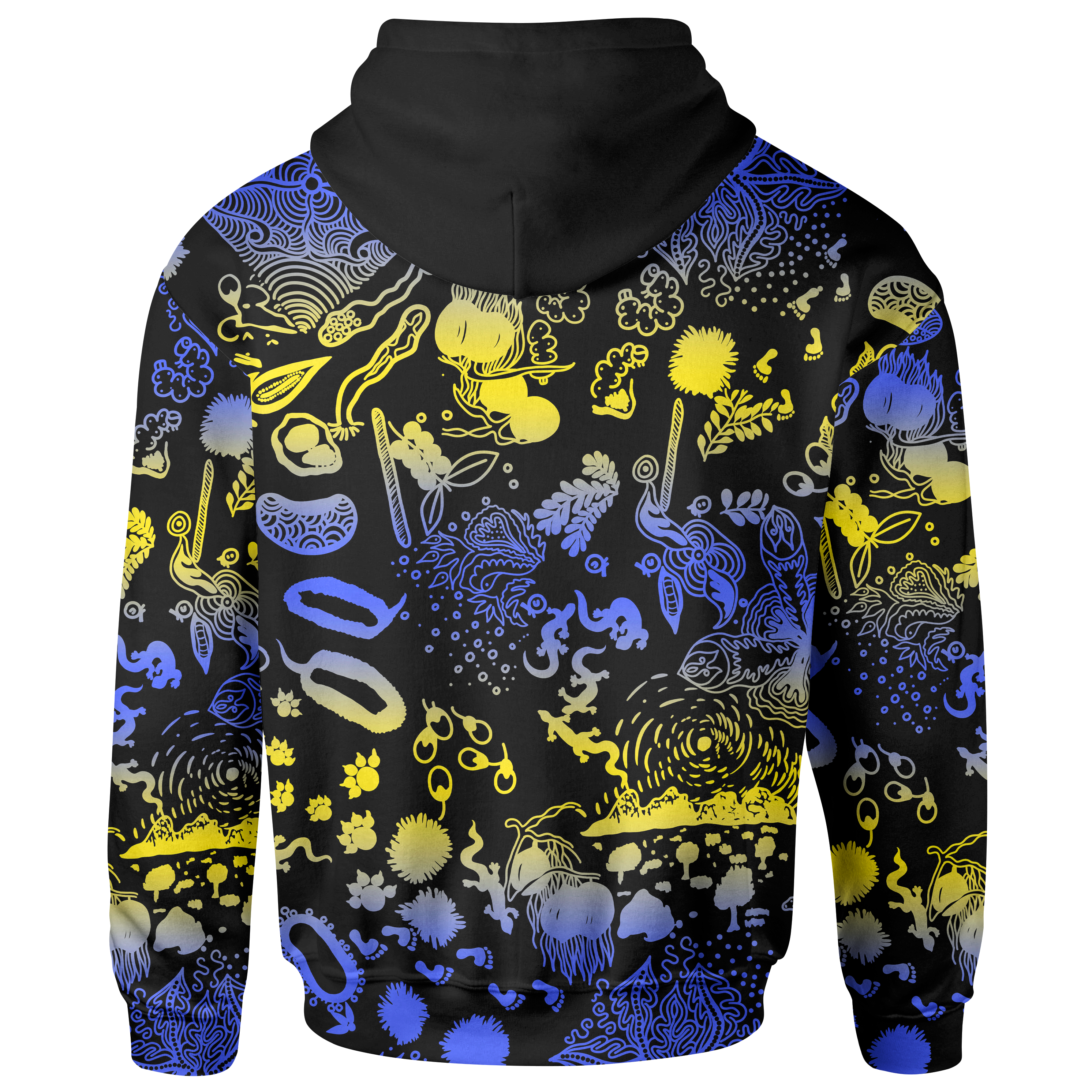 aboriginal-hoodie-australian-golden-wattle-all-over-print