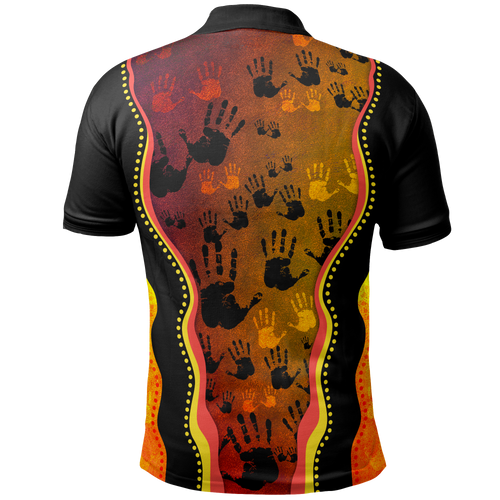 polo-shirt-aboriginal-patterns-shirt-golden-style-unisex