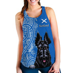scottish-terrier-with-thistle-women-tank-top