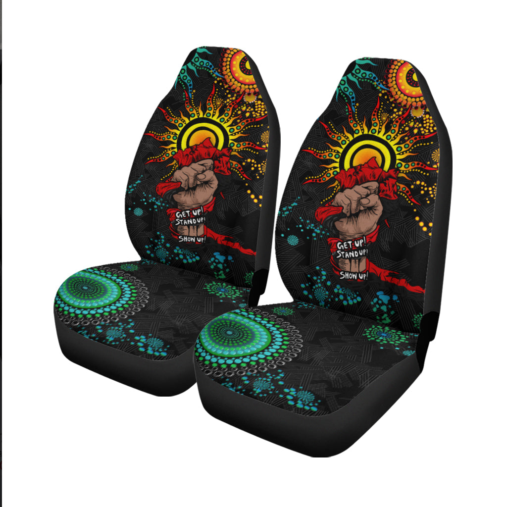 NAIDOC Week 2022 Aboriginal Art Unique Car Seat Covers - LT12
