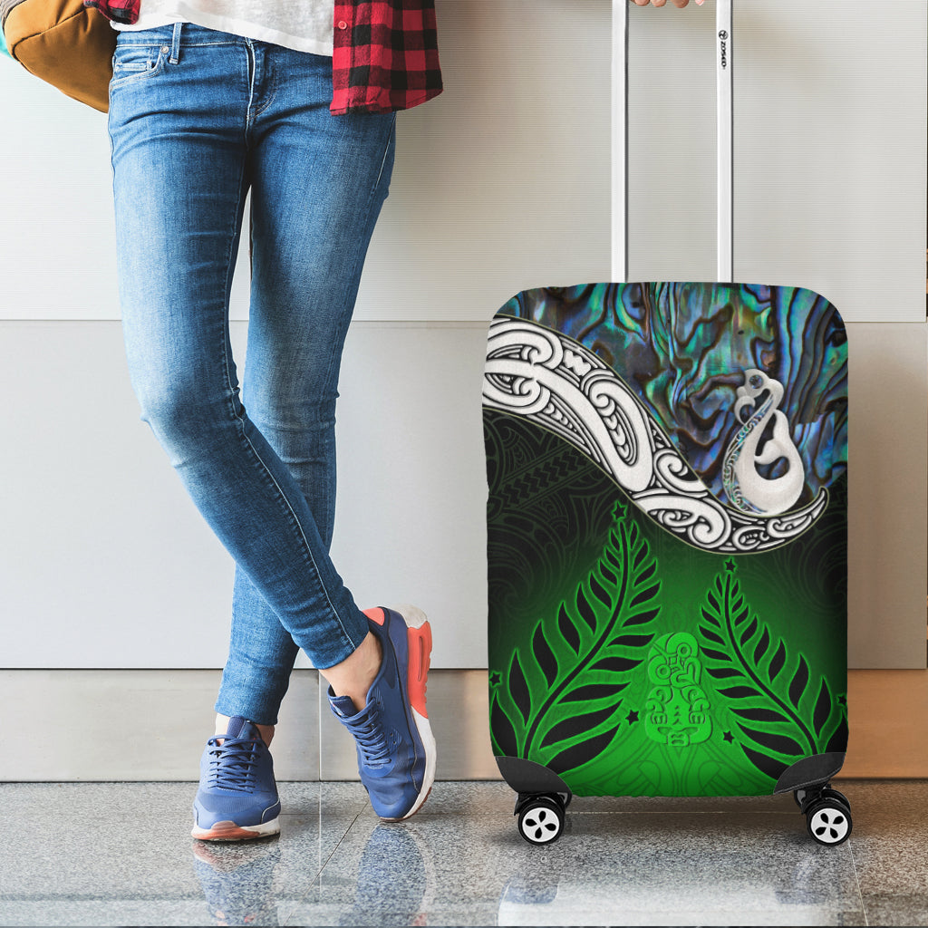 new-zealand-maori-luggage-covers-manaia-paua-shell-glitter-green