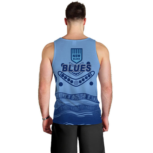 New South Wales Blues Aboriginal Indigenous Men Tank Top - LT12