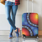 luggage-cover-aboriginal-color-dot-painting