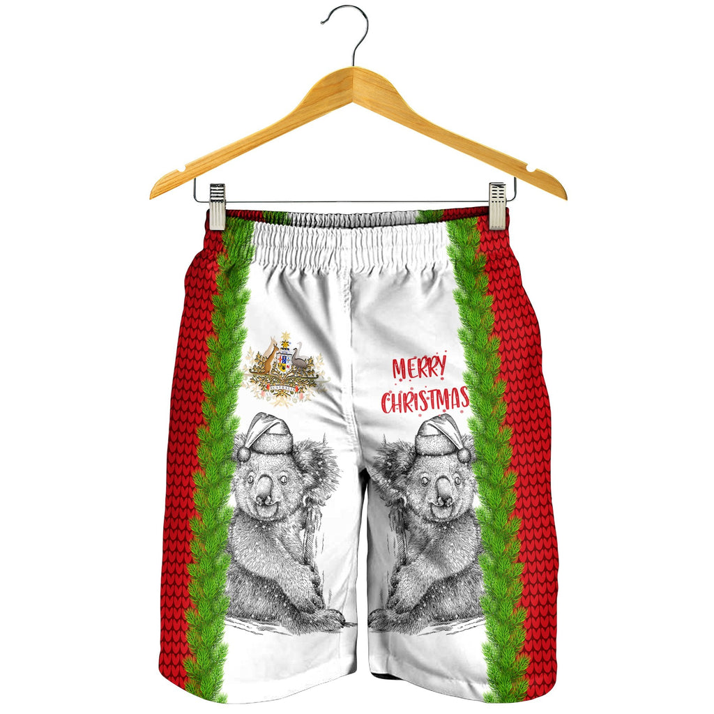 custom-christmas-mens-shorts-merry-christmas-koala