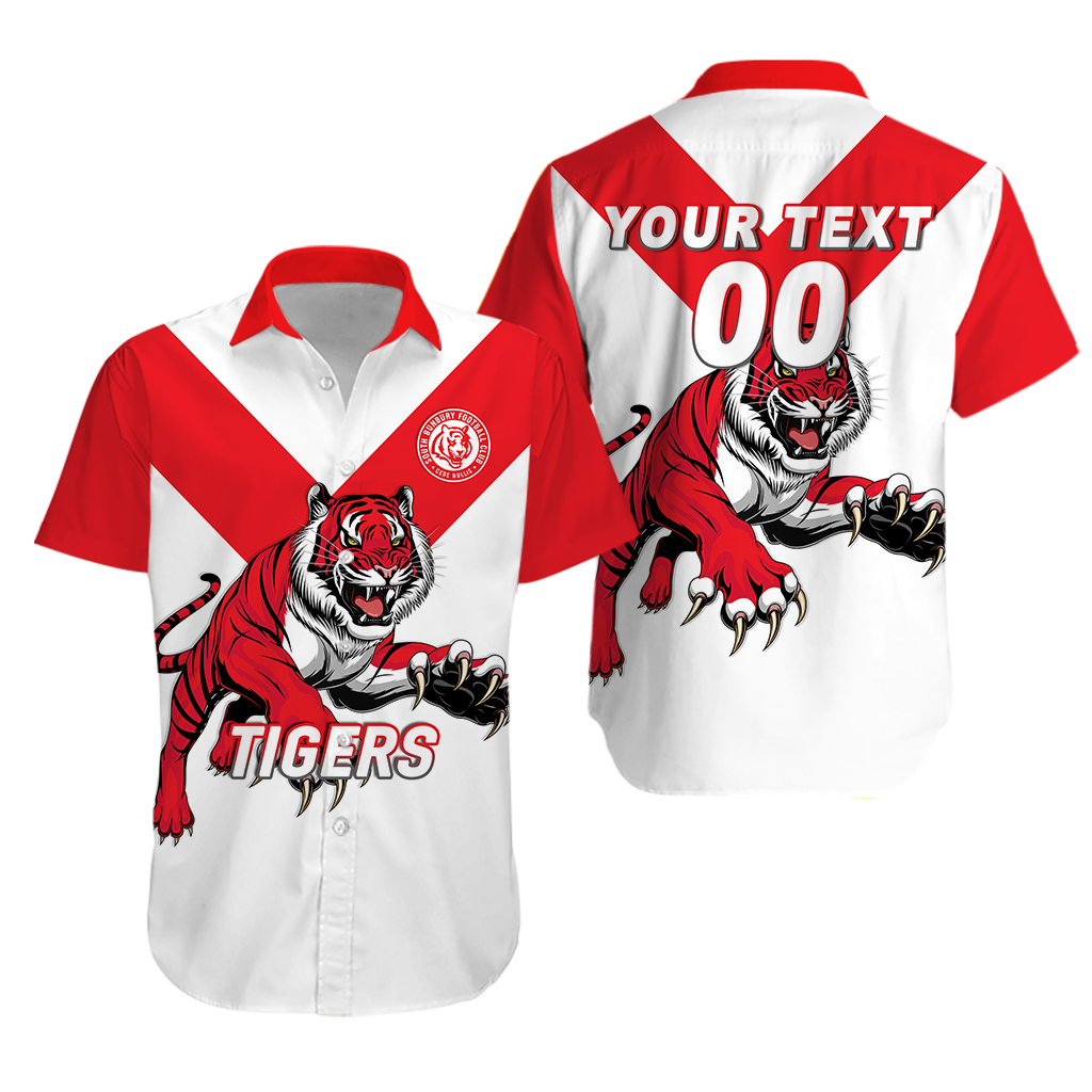 (Custom Personalised) Tigers South Bunbury Football 2022 Hawaiian Shirt 