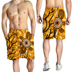 men-shorts-aboriginal-art-in-spring-style