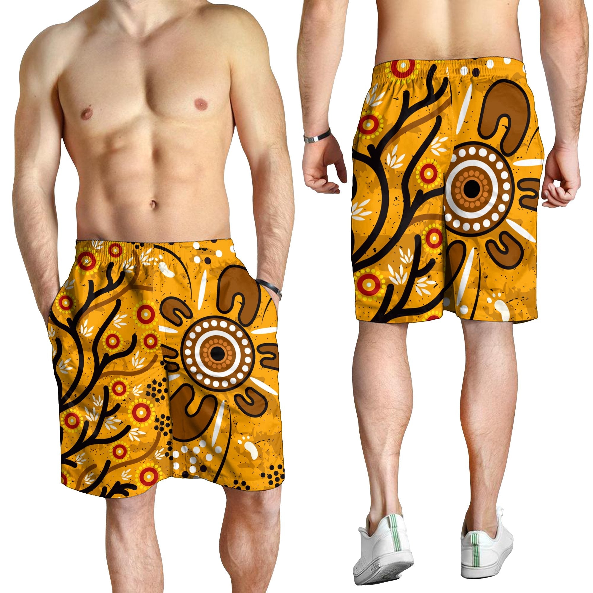 men-shorts-aboriginal-art-in-spring-style