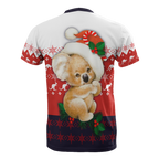 christmas-t-shirt-koala-t-shirt-kangaroo-symbol-snowflakes-unisex