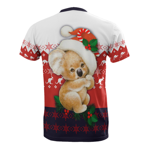 christmas-t-shirt-koala-t-shirt-kangaroo-symbol-snowflakes-unisex