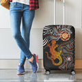 aboriginal-luggage-cover-lizard-sunshine