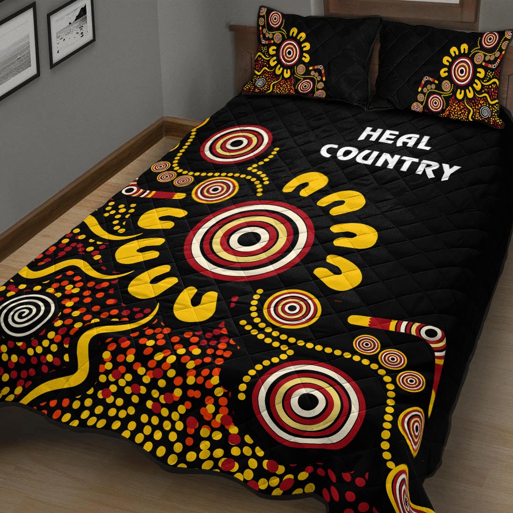 australia-naidoc-week-quilt-bed-set-naidoc-week-2021-heal-country