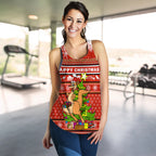 Australia Christmas Kangaroo Aboriginal Pattern Women Tank Top - LT2