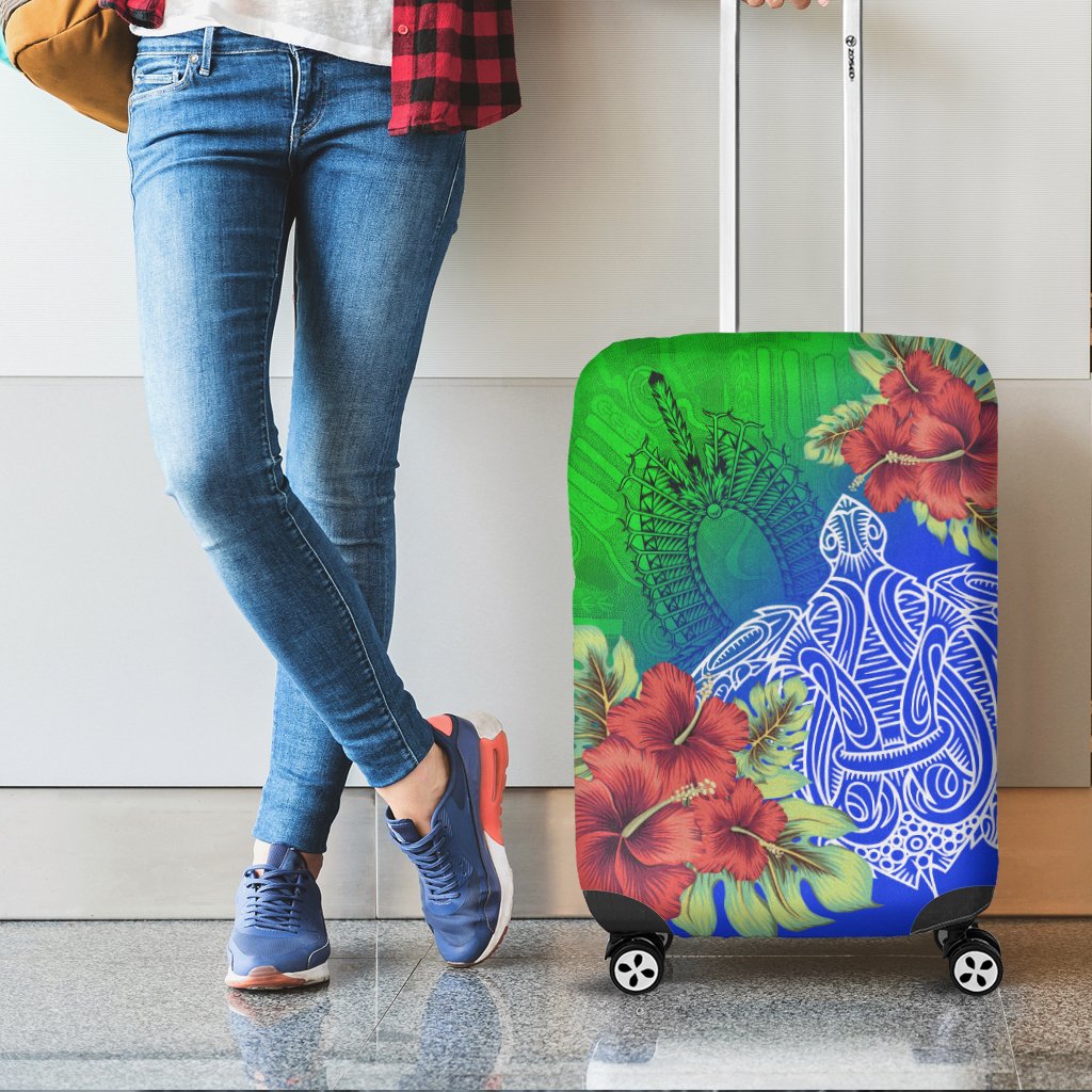 torres-strait-islanders-luggage-cover-ocean-hibiscus