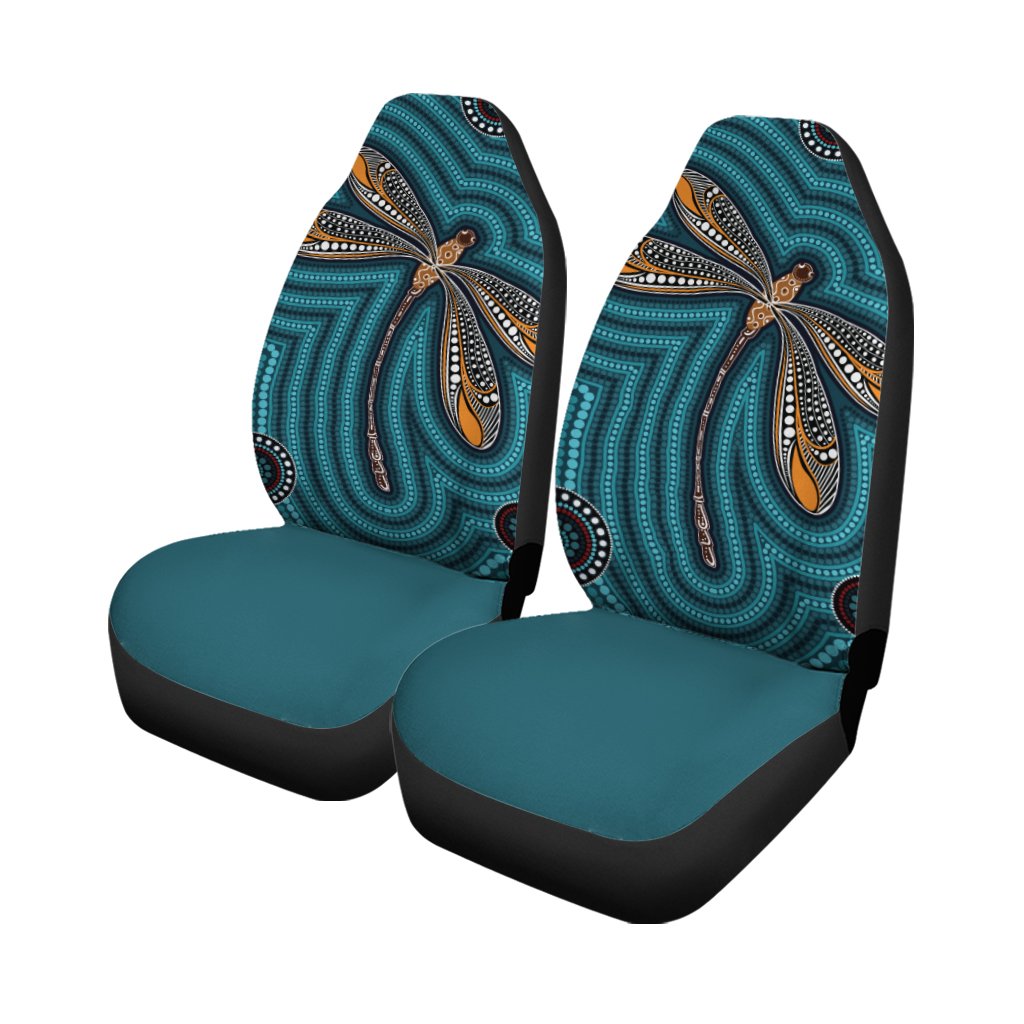 aboriginal-car-seat-covers-indigenous-dragonfly