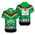 (Custom Personalised) Melbourne Stars ANZAC 2022 Hawaiian Shirt Camouflage With Poppy