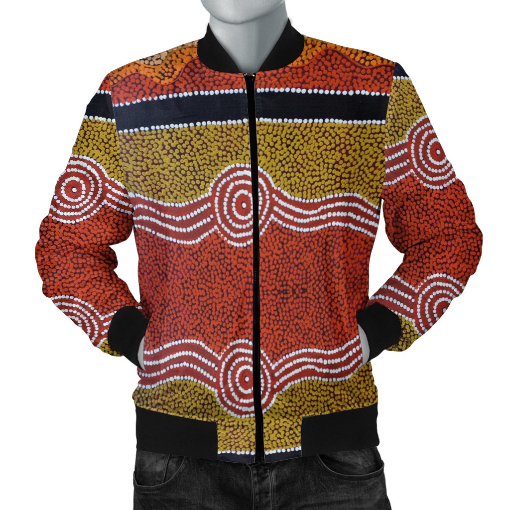 bomber-jacket-aboriginal-dot-style
