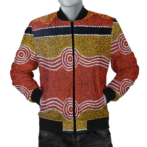 bomber-jacket-aboriginal-dot-style