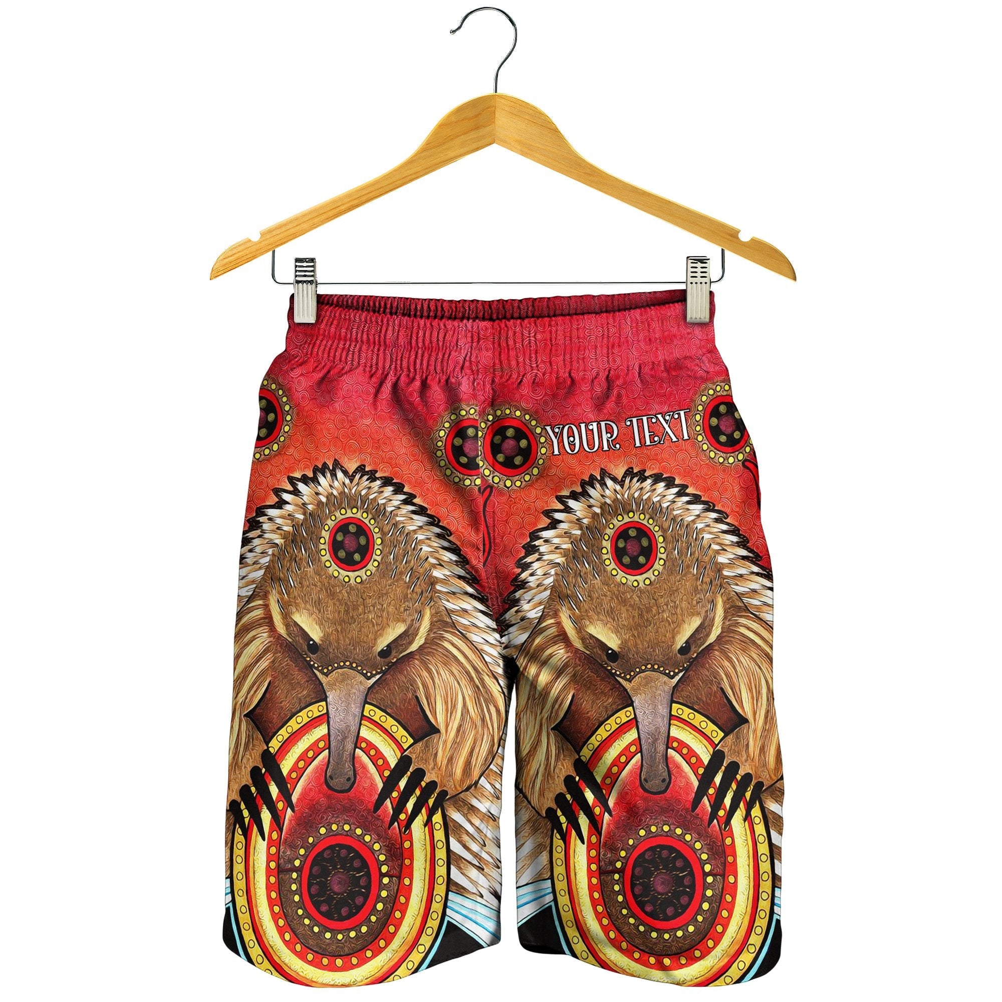 custom-mens-shorts-australian-echidna