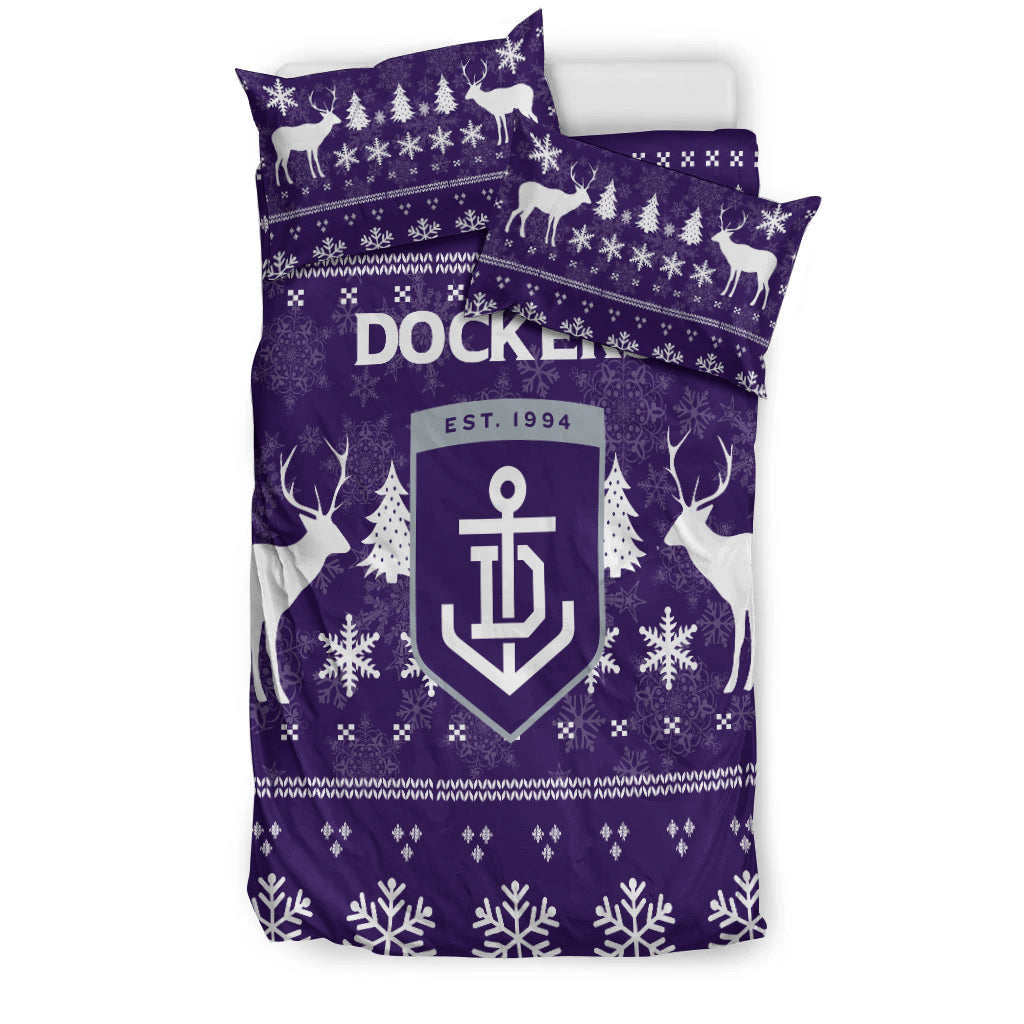 fremantle-football-club-bedding-set-christmas-ugly-style