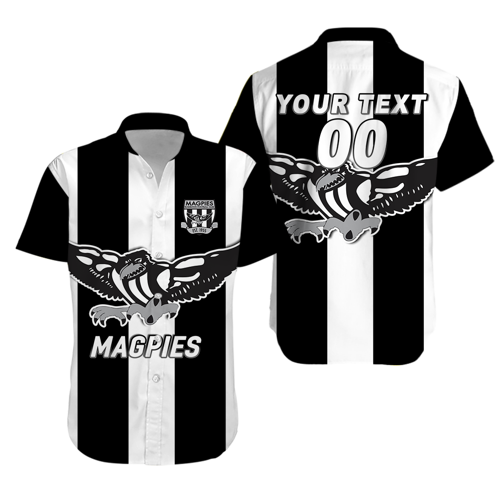 (Custom Personalised) Magpies Busselton Football 2022 Hawaiian Shirt 