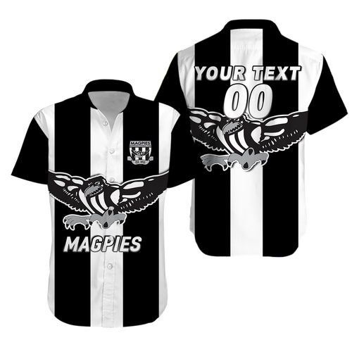 (Custom Personalised) Magpies Busselton Football 2022 Hawaiian Shirt 