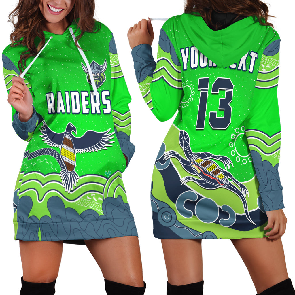 custom-personalised-raiders-indigenous-hoodie-dress-canberra-the-milk-custom-text-and-number
