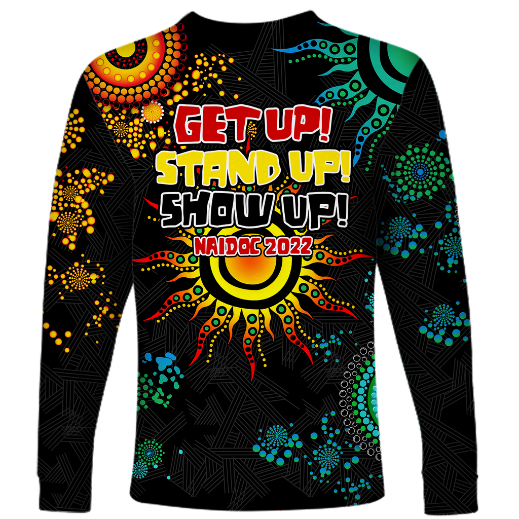NAIDOC Week 2022 Aboriginal Art Unique Long Sleeve Shirt - LT12