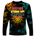 NAIDOC Week 2022 Aboriginal Art Unique Long Sleeve Shirt - LT12
