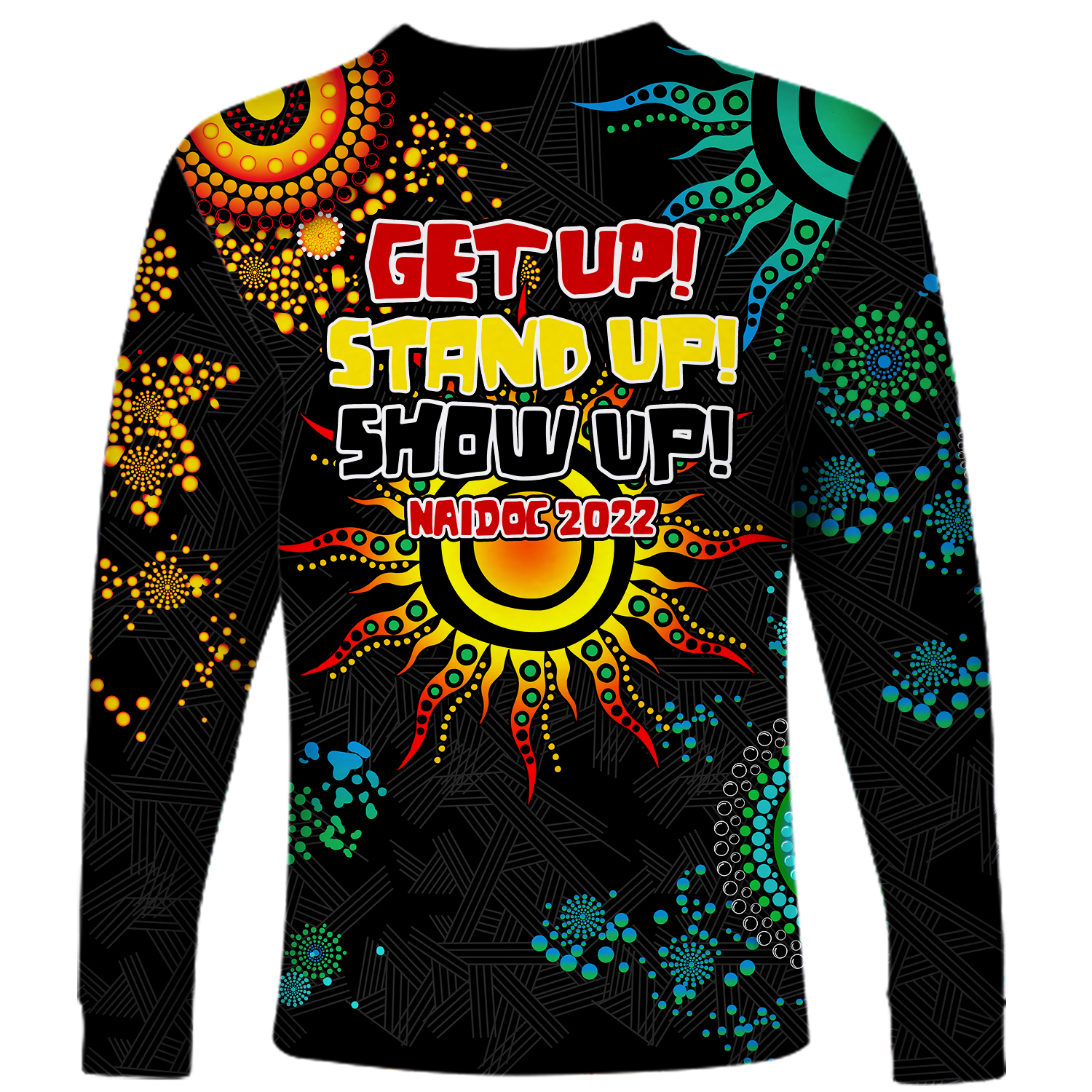 NAIDOC Week 2022 Aboriginal Art Unique Long Sleeve Shirt - LT12