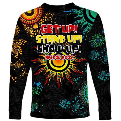 NAIDOC Week 2022 Aboriginal Art Unique Long Sleeve Shirt - LT12