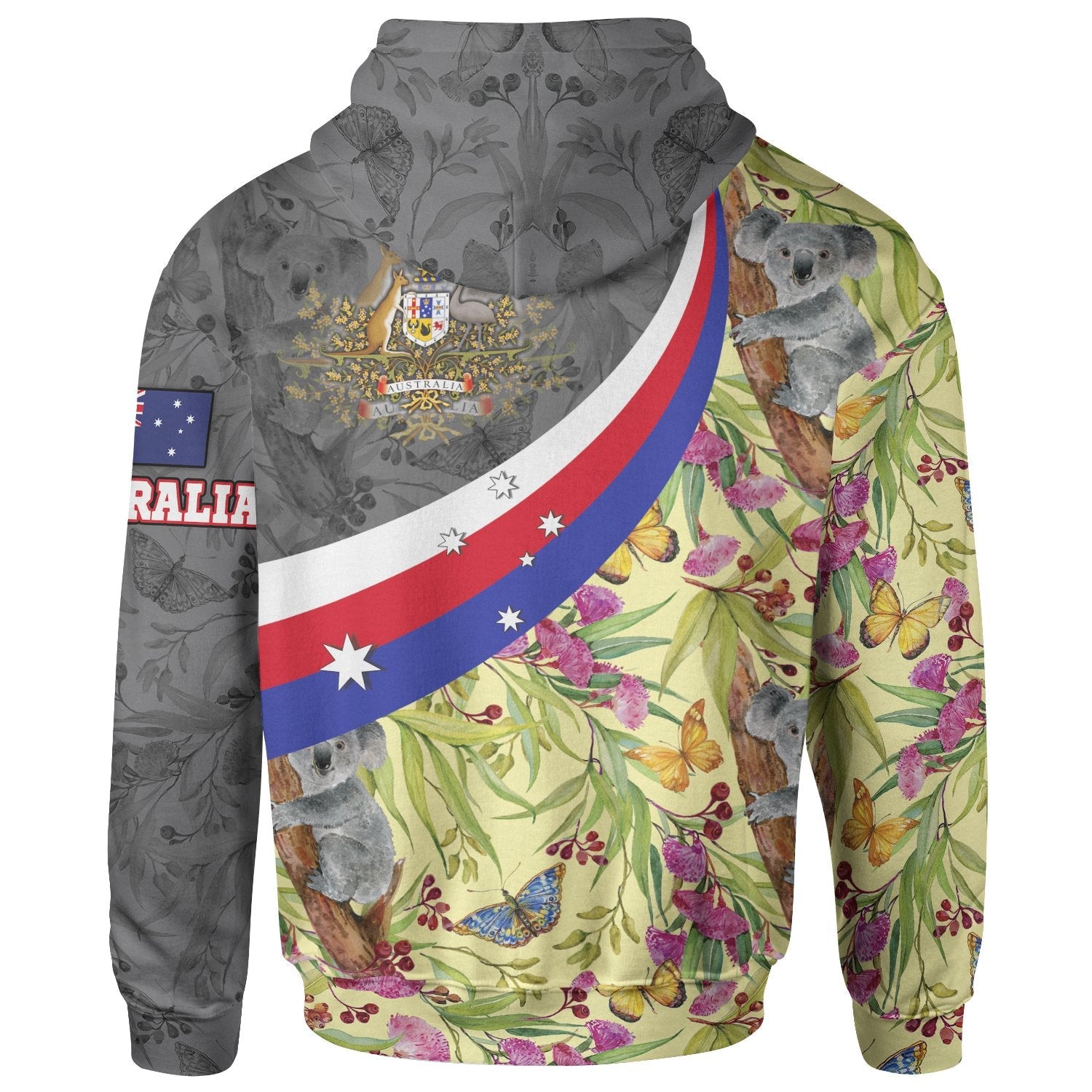 hoodie-australia-coat-of-arms-with-koala-patterns-ver01