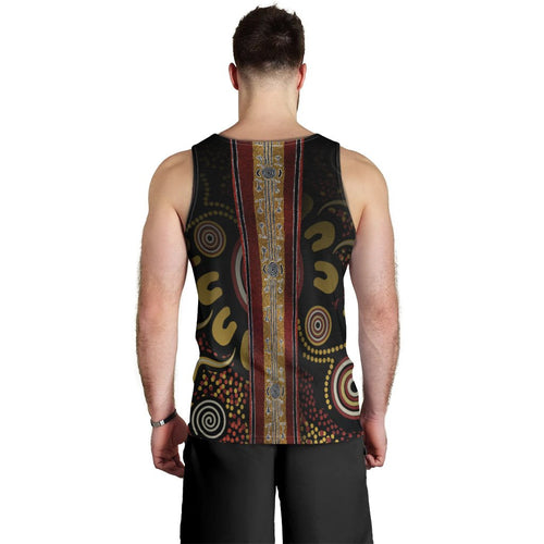 men-tank-aboriginal-dot-panting-art-stripe-lines