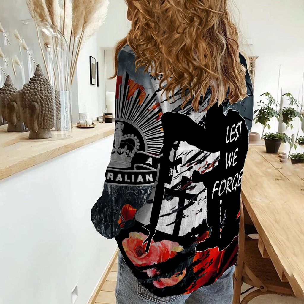 Anzac Day The Spirit of Anzac Women Casual Shirt - LT12