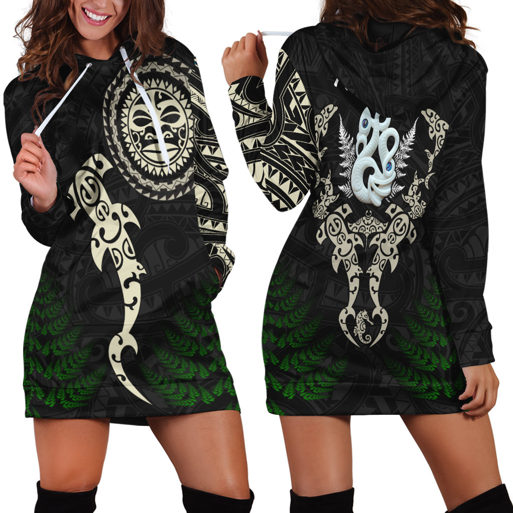 aotearoa-fern-hoodie-dress-maori-manaia-and-fish