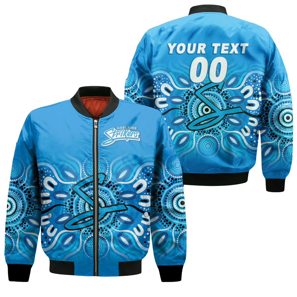 (Custom Personalised) Adelaide Strikers Aboriginal Cricket 2022 Bomber Jacket