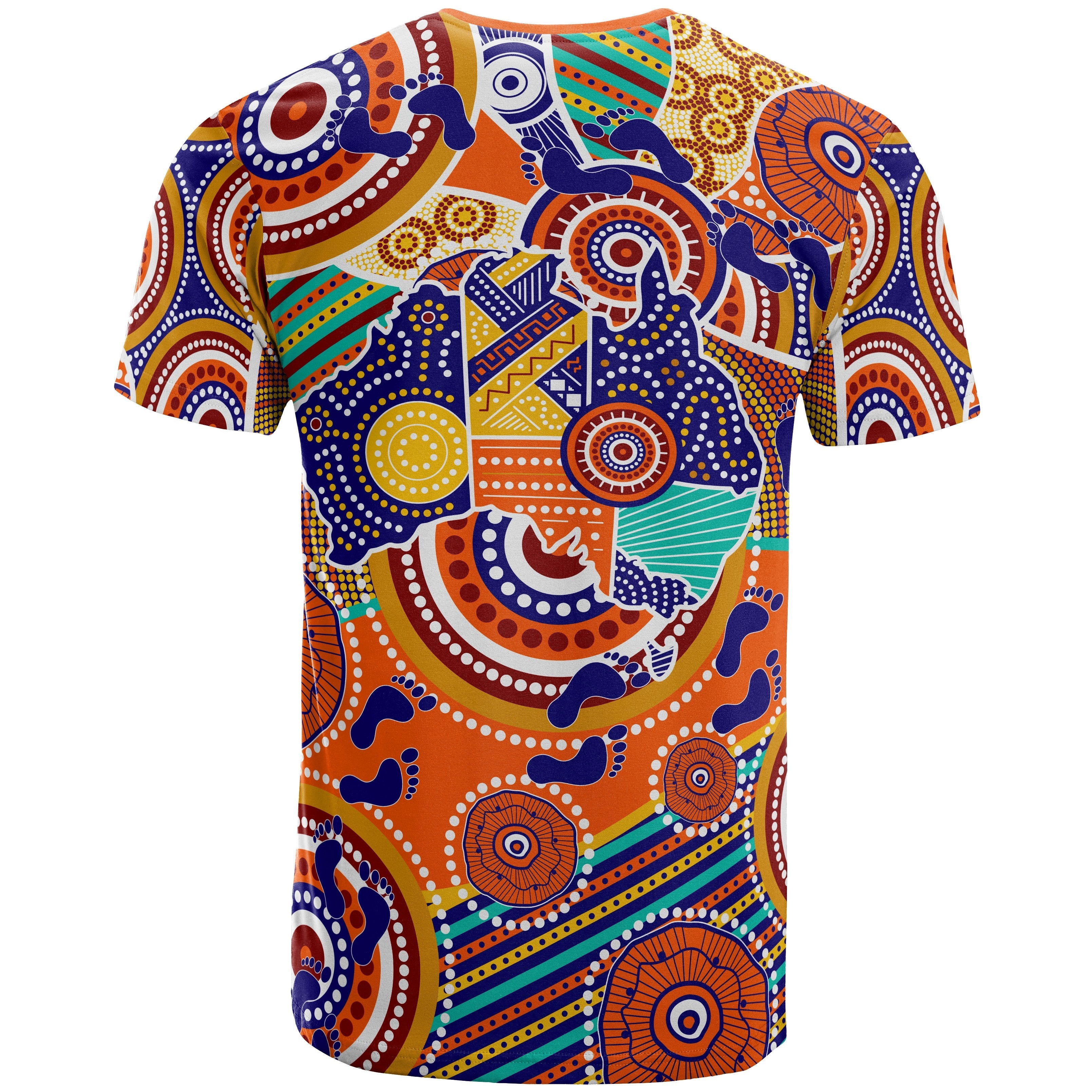 kid-aboriginal-t-shirt-australian-map-dot-painting