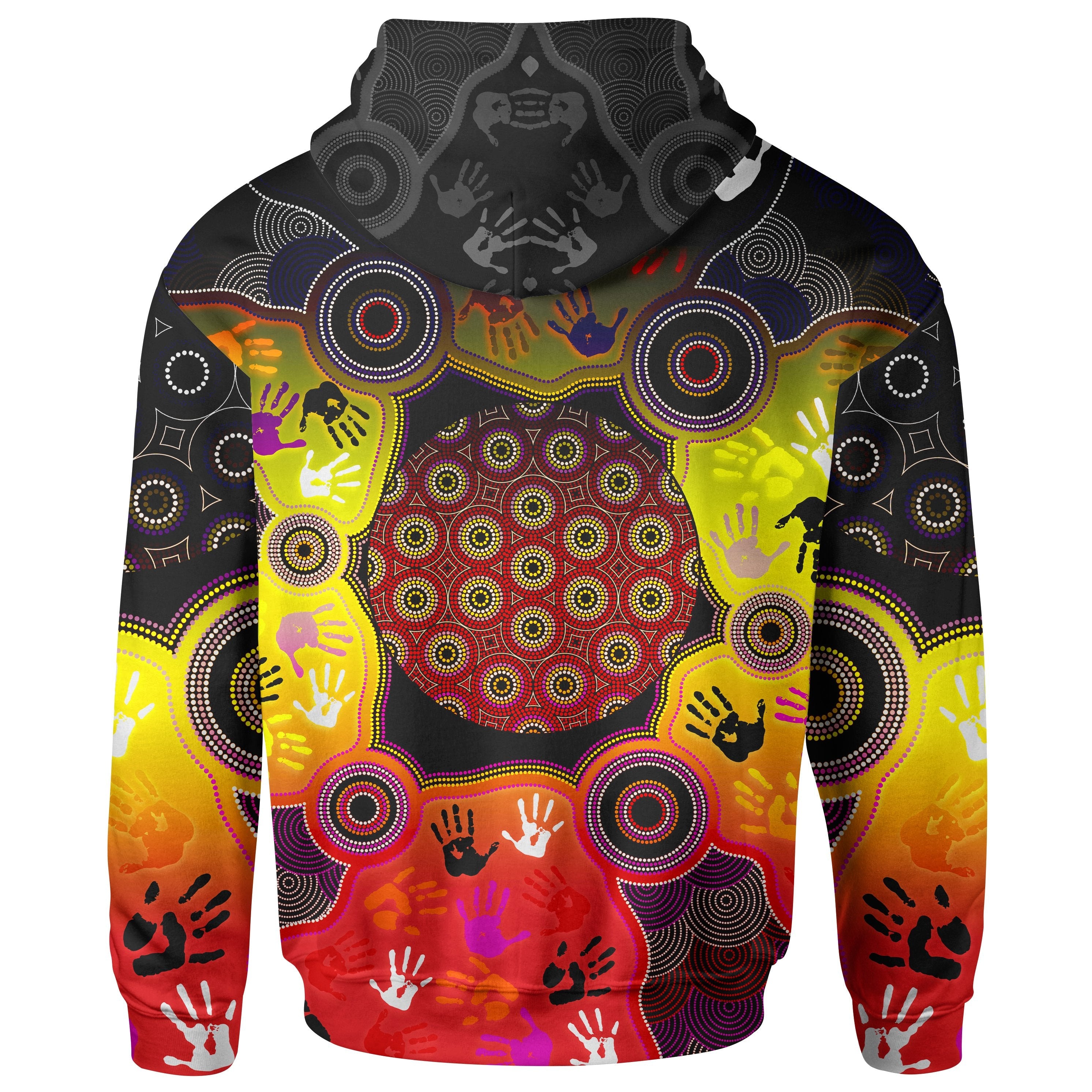aboriginal-hoodie-indigenous-circle-dot-painting-hand-art