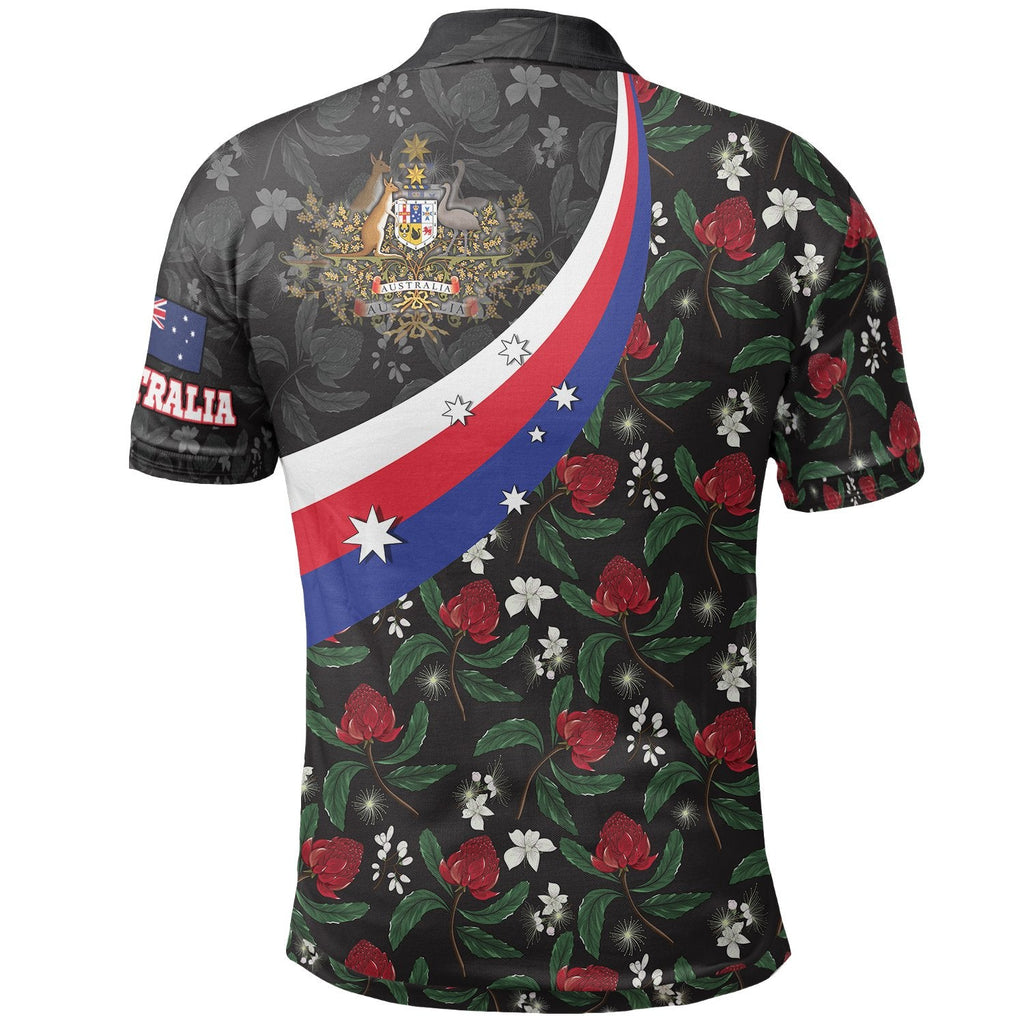 polo-shirt-australia-coat-of-arms-with-waratah-patterns