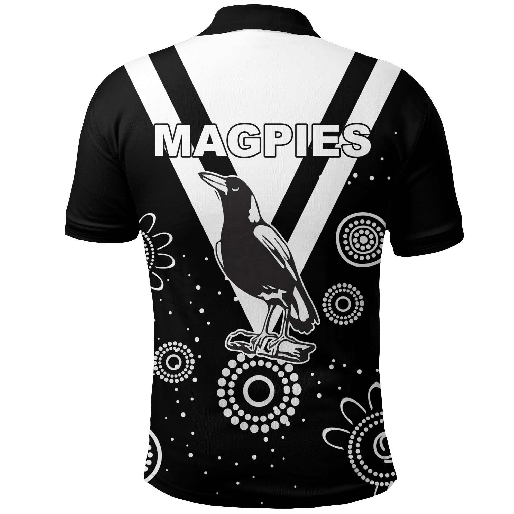 western-suburbs-magpies-polo-shirt-indigenous-dot-painting-art