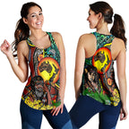 Australia Aboriginal Kangaroo Combine New Zealand Maori Kiwi Bird Women Tank Top - LT2