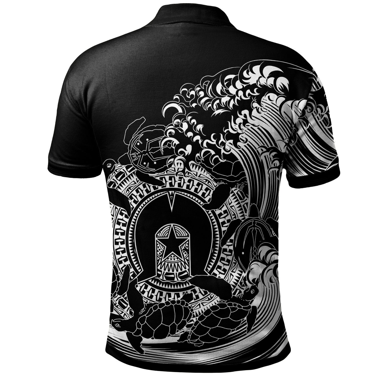 aboriginal-polo-shirt-torres-strait-islands-in-wave-black